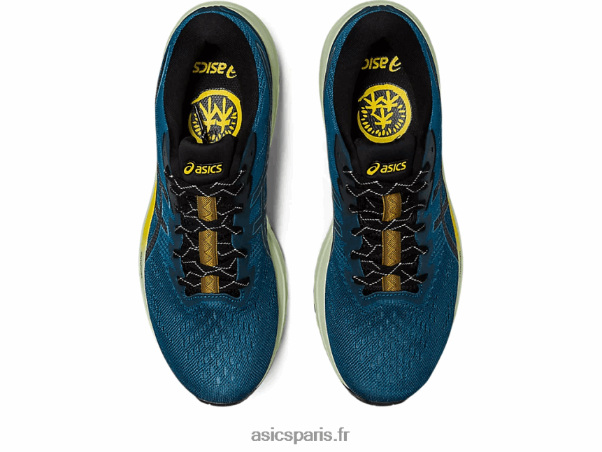 Hommes Asics gt-1000 11 tr baignade nature BXL8B2524 bain nature/jaune doré