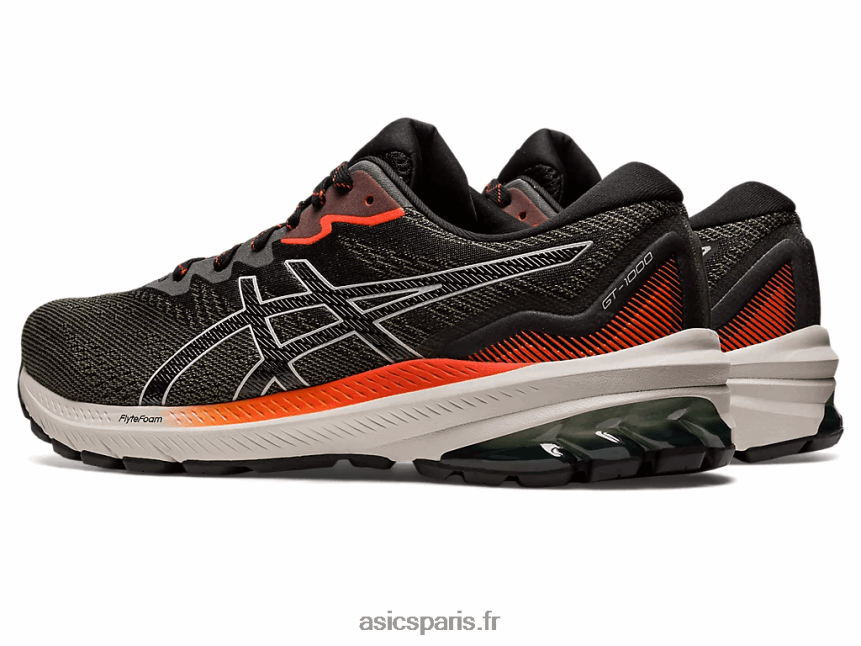 Hommes Asics gt-1000 11 tr baignade nature BXL8B2812 baignade nature/olive