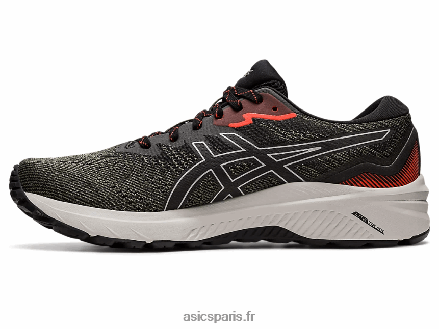 Hommes Asics gt-1000 11 tr baignade nature BXL8B2812 baignade nature/olive