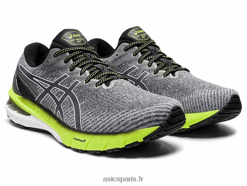 Hommes Asics gt-2000 10 BXL8B21475 transporteur gris/blanc