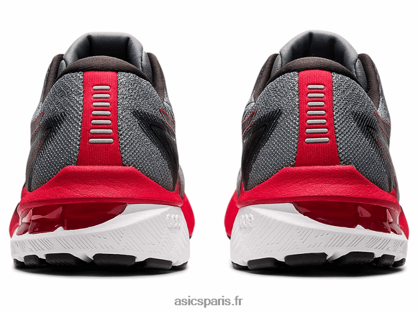 Hommes Asics gt-2000 10 BXL8B21646 gris moyen/rouge électrique