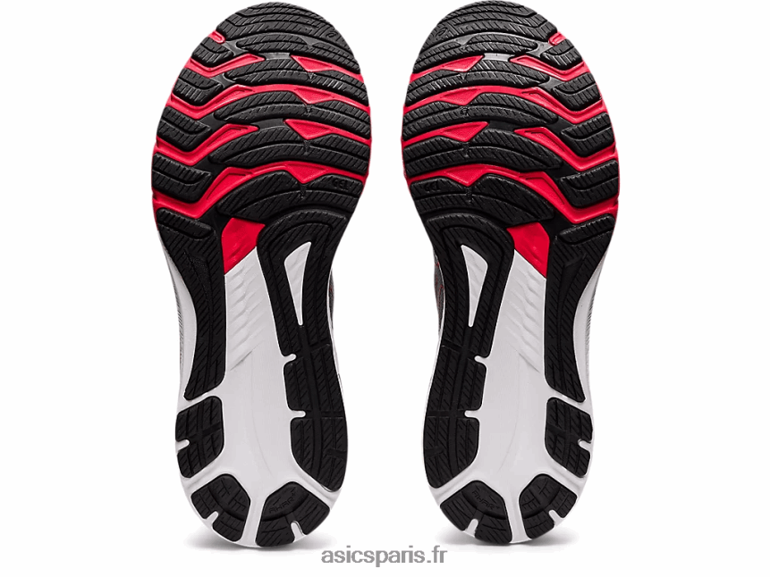 Hommes Asics gt-2000 10 BXL8B21646 gris moyen/rouge électrique