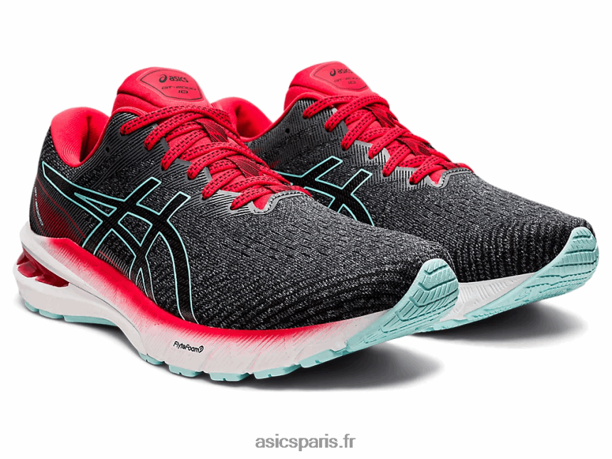 Hommes Asics gt-2000 10 BXL8B21695 métropole/rouge électrique