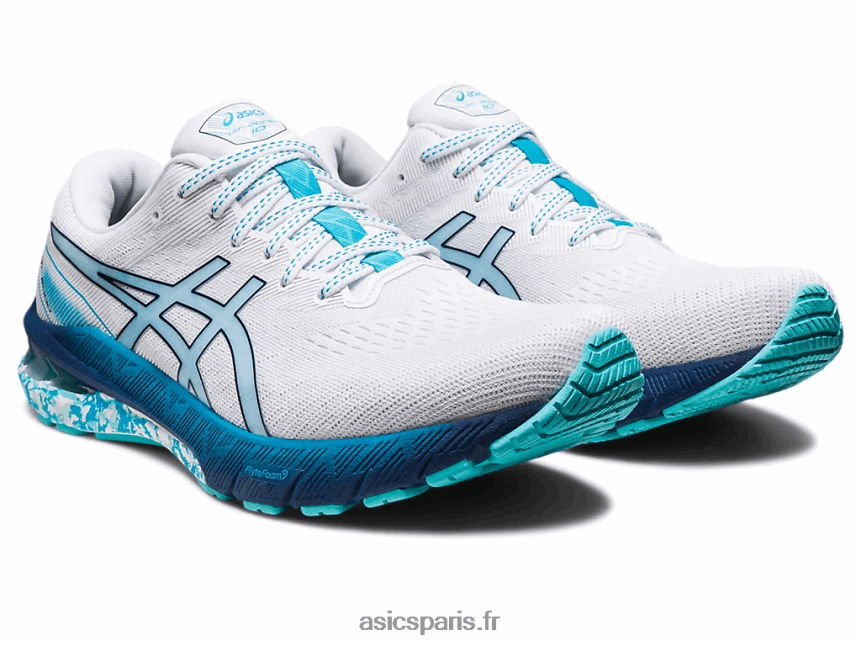 Hommes Asics gt-2000 10 BXL8B2603 blanc/menthe glacée
