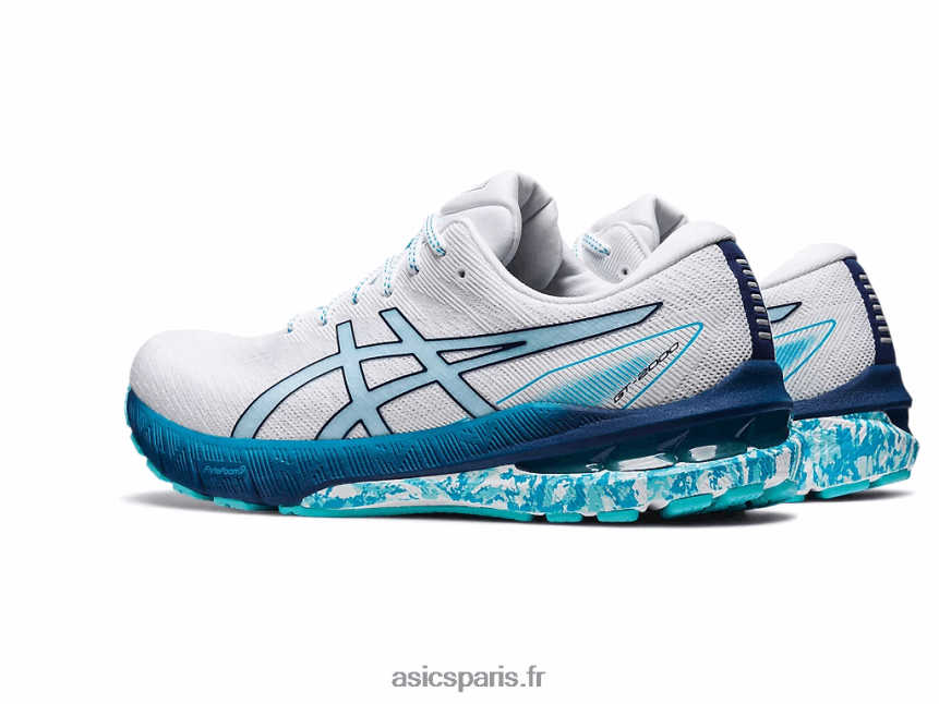 Hommes Asics gt-2000 10 BXL8B2603 blanc/menthe glacée