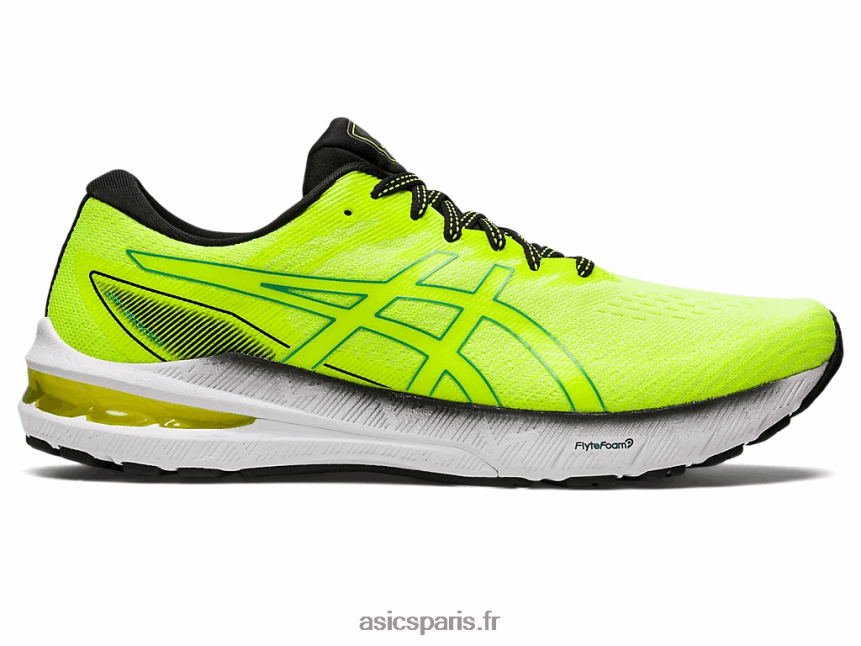 Hommes Asics gt-2000 10 BXL8B2971 huddle jaune/pin velours