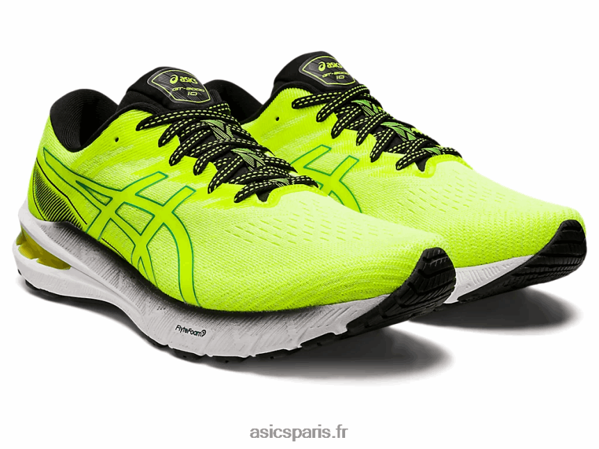Hommes Asics gt-2000 10 BXL8B2971 huddle jaune/pin velours