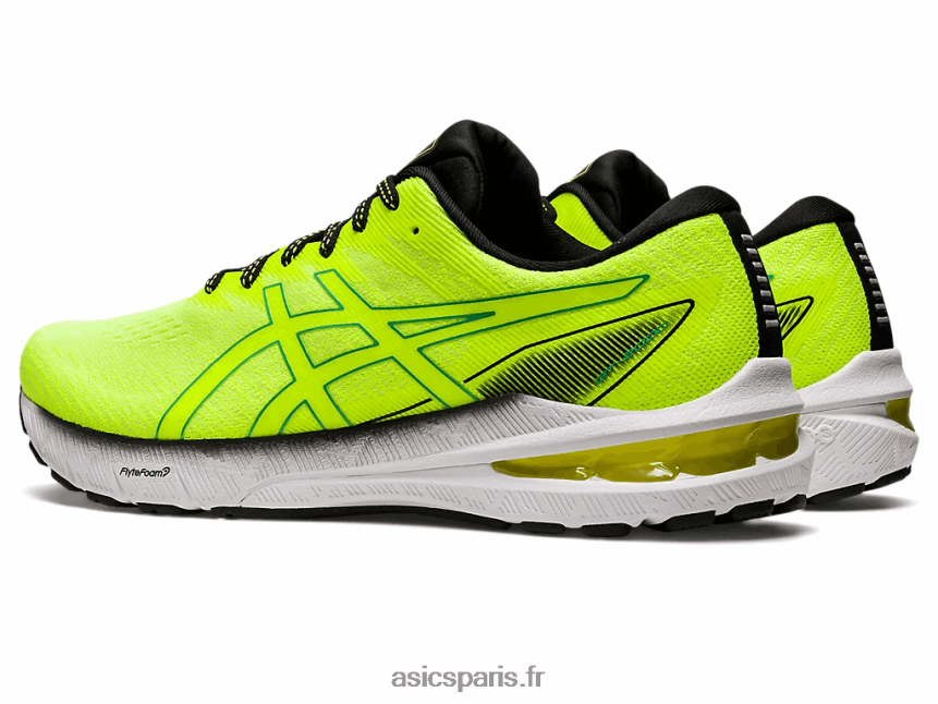 Hommes Asics gt-2000 10 BXL8B2971 huddle jaune/pin velours
