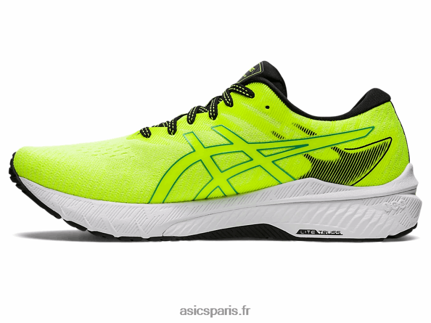 Hommes Asics gt-2000 10 BXL8B2971 huddle jaune/pin velours