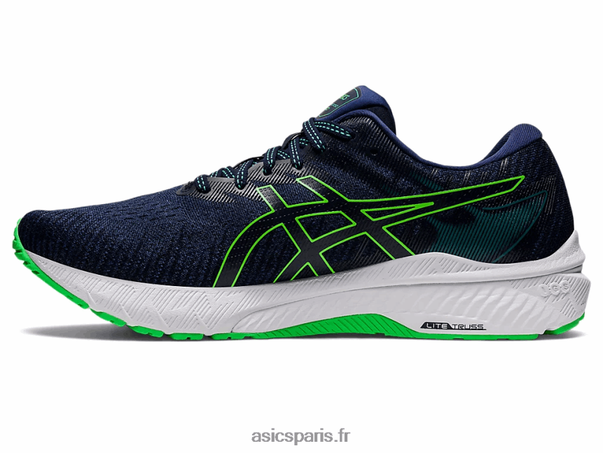 Hommes Asics gt-2000 10 de large BXL8B21244 océan profond/nouvelle feuille
