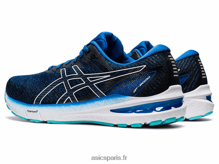 Hommes Asics gt-2000 10 de large BXL8B21473 promenade du lac/blanc