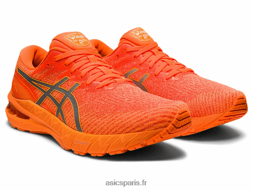 Hommes Asics gt-2000 10 lite-show BXL8B21315 spectacle léger / orange choquant