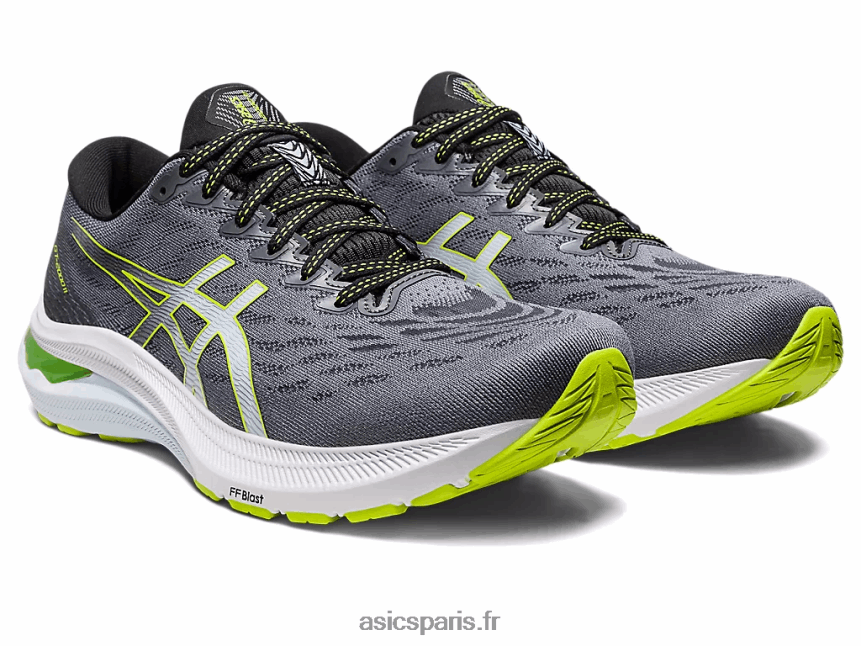 Hommes Asics gt-2000 11 BXL8B2668 métropole/zeste de citron vert