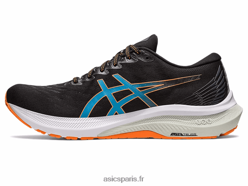 Hommes Asics gt-2000 11 extra large BXL8B2667 noir/pêche soleil