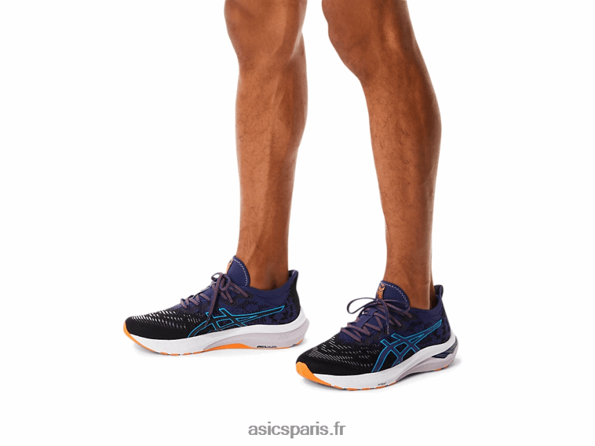 Hommes Asics gt-2000 11 mk tricot BXL8B2117 noir/bleu indigo