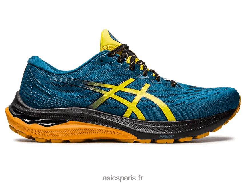 Hommes Asics gt-2000 11 tr large baignade nature BXL8B2379 bain nature/jaune doré