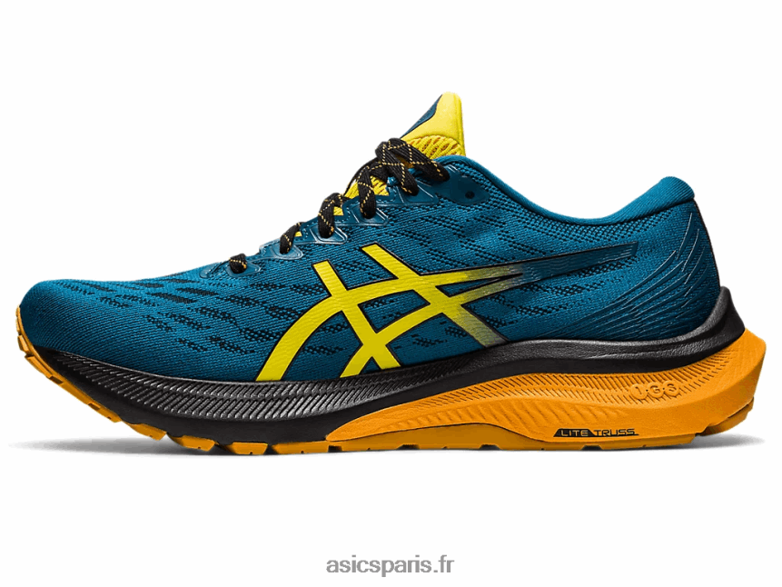 Hommes Asics gt-2000 11 tr large baignade nature BXL8B2379 bain nature/jaune doré