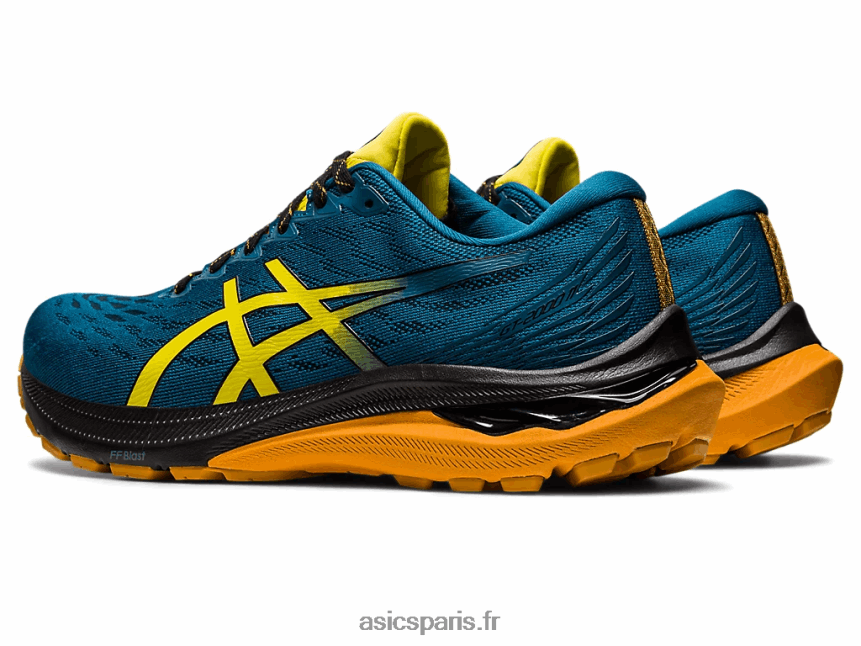 Hommes Asics gt-2000 11tr BXL8B2435 bain nature/jaune doré