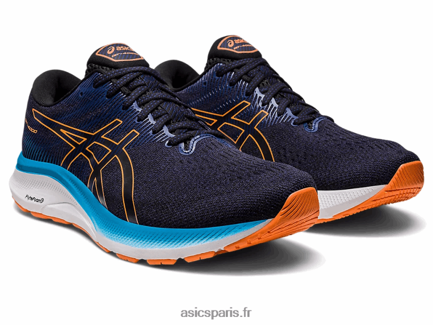 Hommes Asics gt-4000 3 BXL8B2628 noir/pêche soleil