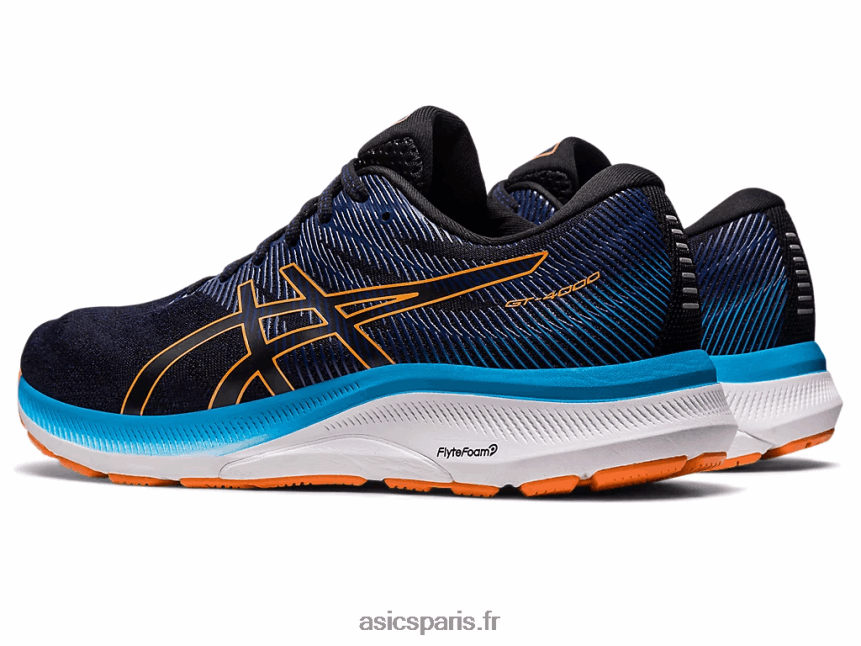 Hommes Asics gt-4000 3 BXL8B2628 noir/pêche soleil