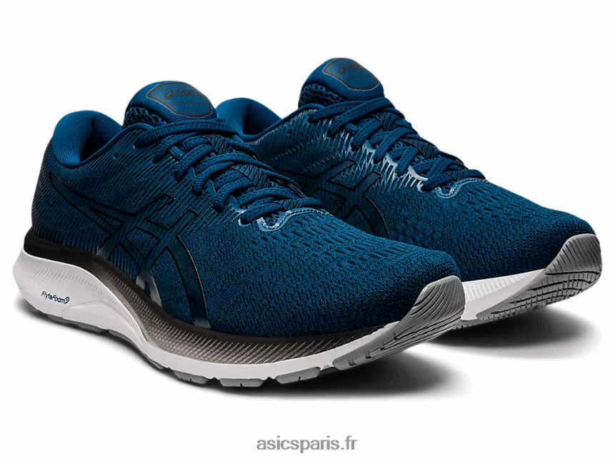 Hommes Asics gt-4000 3 de large BXL8B2666 mako bleu/noir