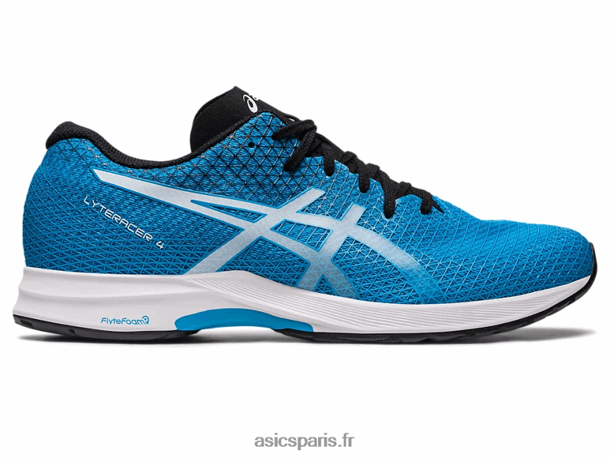 Hommes Asics lyteracer 4 de large BXL8B2115 bleu île/blanc