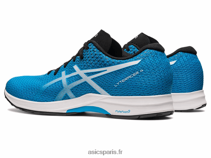 Hommes Asics lyteracer 4 de large BXL8B2115 bleu île/blanc