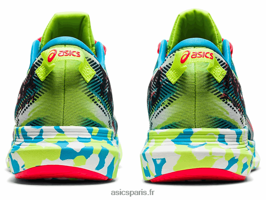 Hommes Asics noosa tri 13 BXL8B21908 danger vert/digital aqua