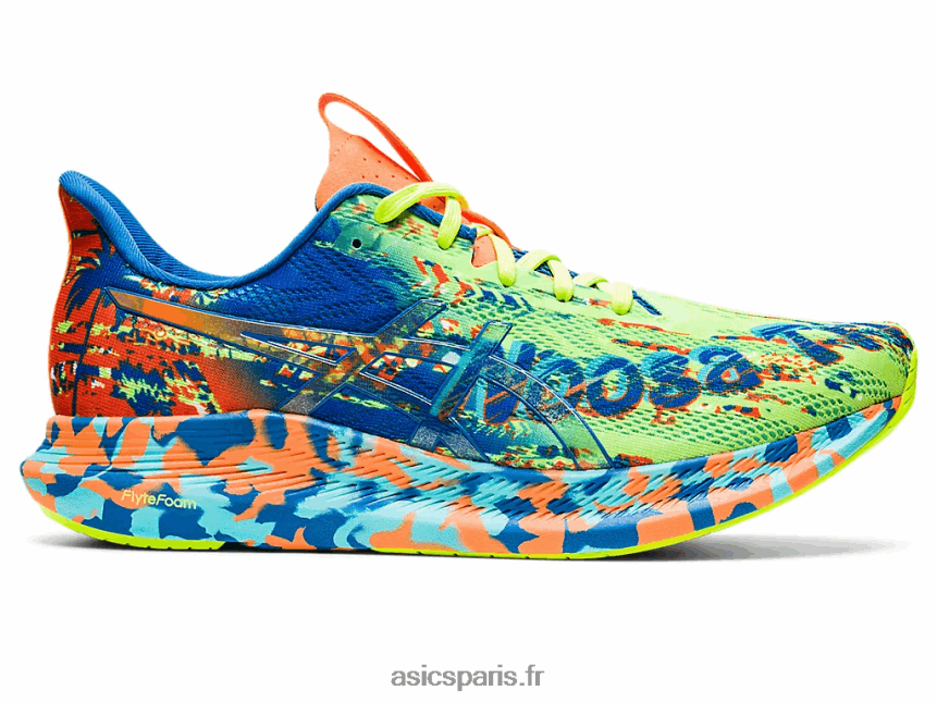 Hommes Asics noosa tri 14 BXL8B21046 hazard green/lake drive