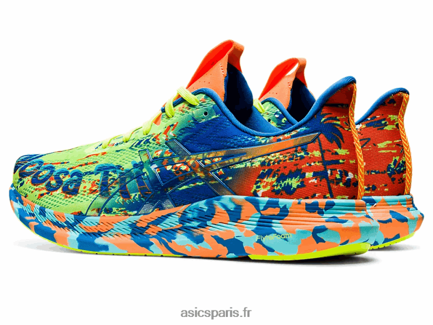 Hommes Asics noosa tri 14 BXL8B21046 hazard green/lake drive