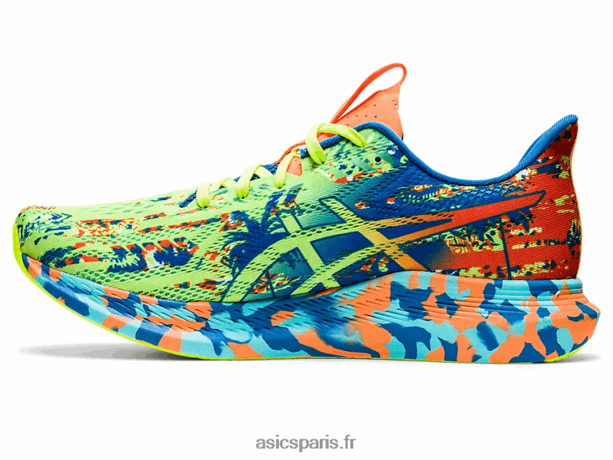 Hommes Asics noosa tri 14 BXL8B21046 hazard green/lake drive