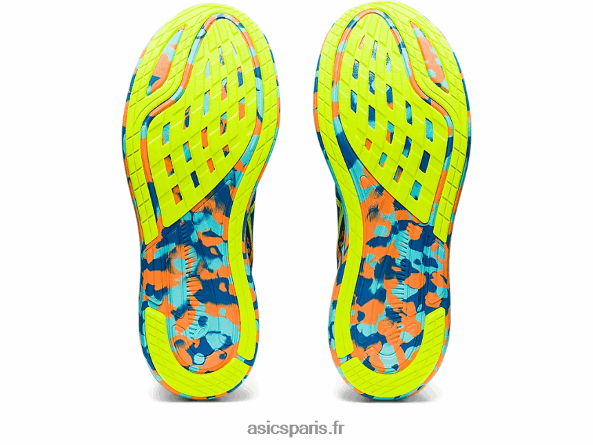 Hommes Asics noosa tri 14 BXL8B21046 hazard green/lake drive