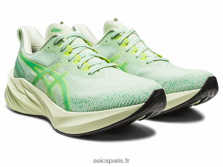 Hommes Asics novablast 3 le BXL8B2110 vert chuchotement/coriandre