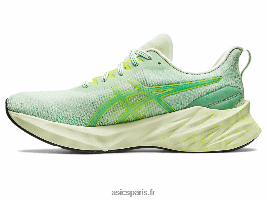 Hommes Asics novablast 3 le BXL8B2110 vert chuchotement/coriandre