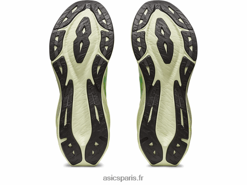 Hommes Asics novablast 3 le BXL8B2110 vert chuchotement/coriandre