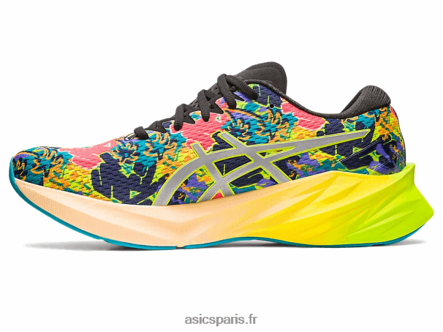 Hommes Asics novablast 3 lite-show BXL8B2183 zeste de citron vert/spectacle léger