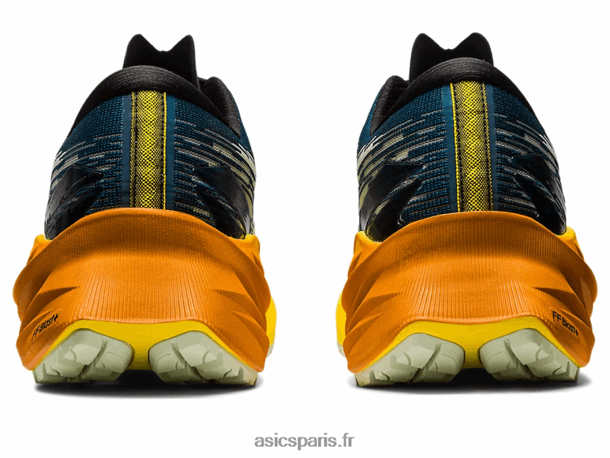 Hommes Asics novablast 3tr BXL8B2421 bain nature/jaune doré