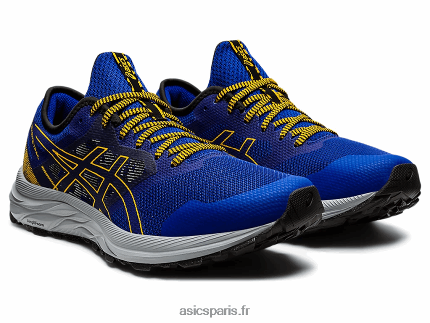Hommes Asics piste de gel-exciter BXL8B21722 bleu monaco/tournesol