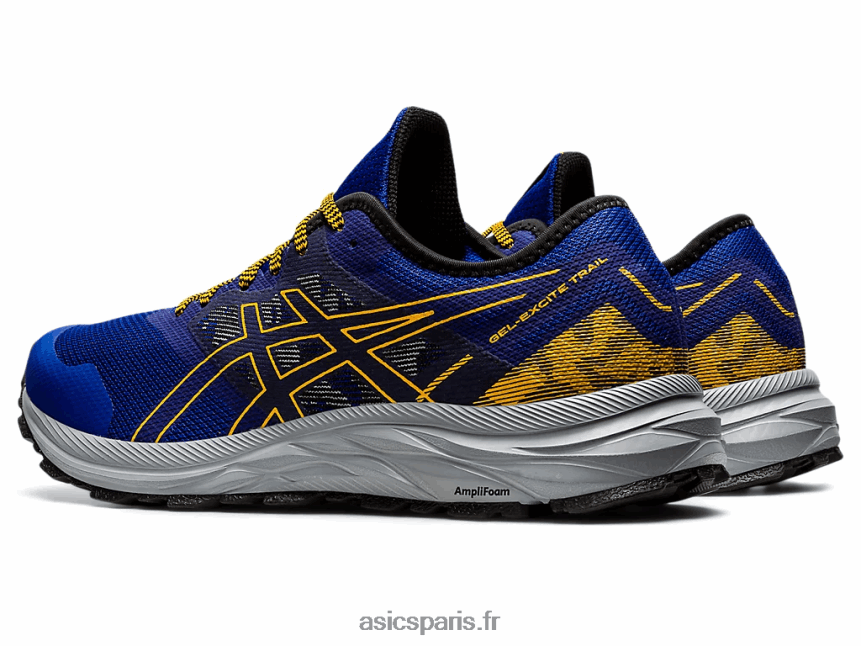 Hommes Asics piste de gel-exciter BXL8B21722 bleu monaco/tournesol