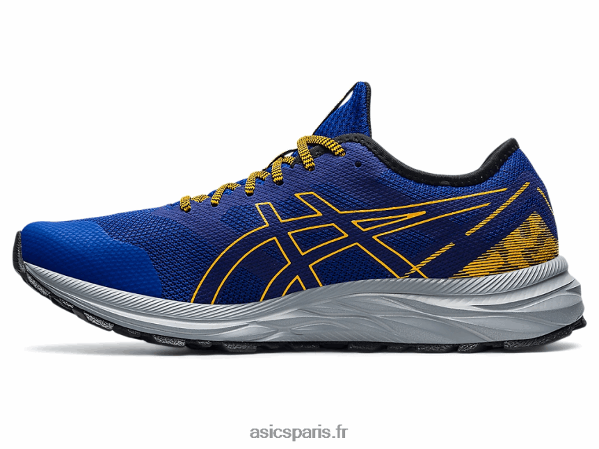 Hommes Asics piste de gel-exciter BXL8B21722 bleu monaco/tournesol