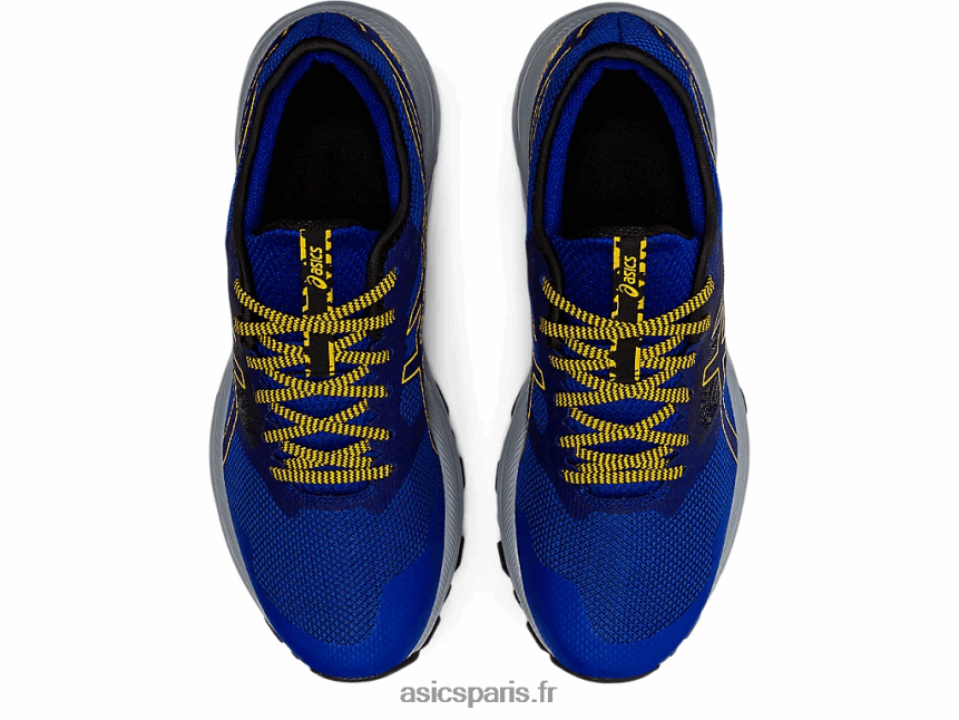 Hommes Asics piste de gel-exciter BXL8B21722 bleu monaco/tournesol