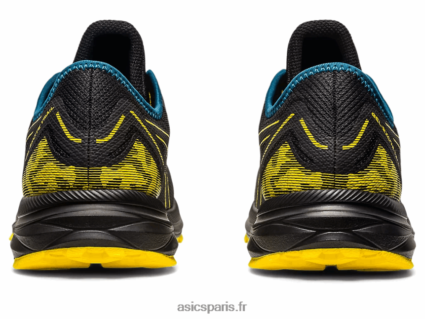 Hommes Asics piste de gel-exciter BXL8B2353 noir/jaune doré