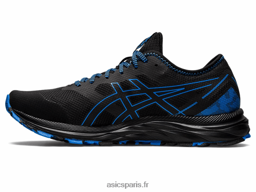 Hommes Asics piste de gel-exciter BXL8B2904 côte noire/bleue