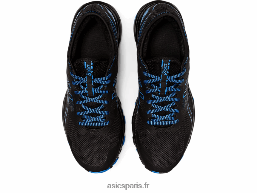 Hommes Asics piste de gel-exciter BXL8B2904 côte noire/bleue