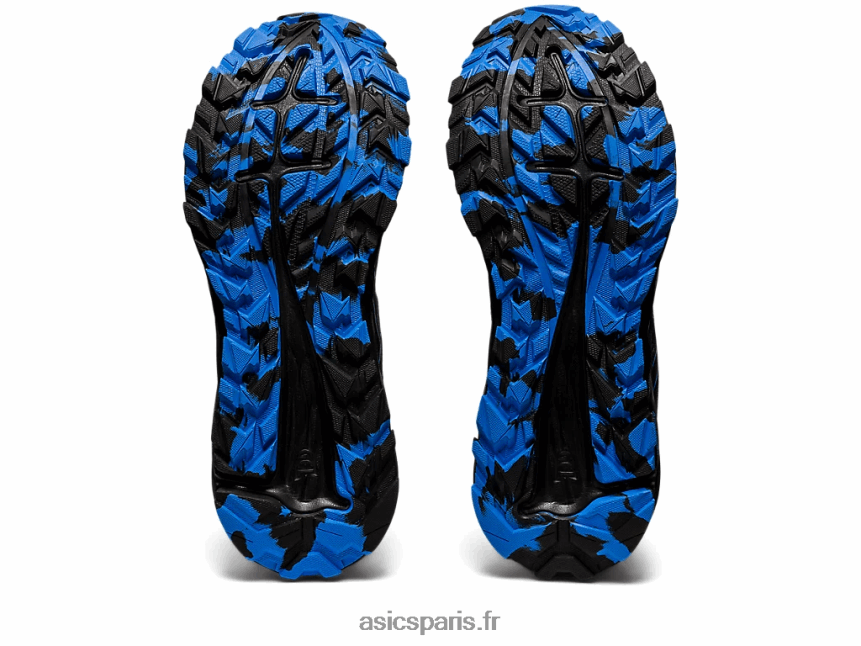 Hommes Asics piste de gel-exciter BXL8B2904 côte noire/bleue