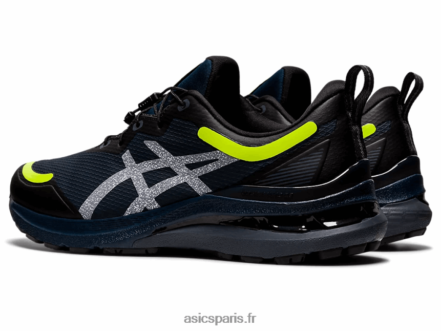 Hommes Asics poinçon gel-kayano 28 BXL8B21640 bleu français/jaune de sécurité