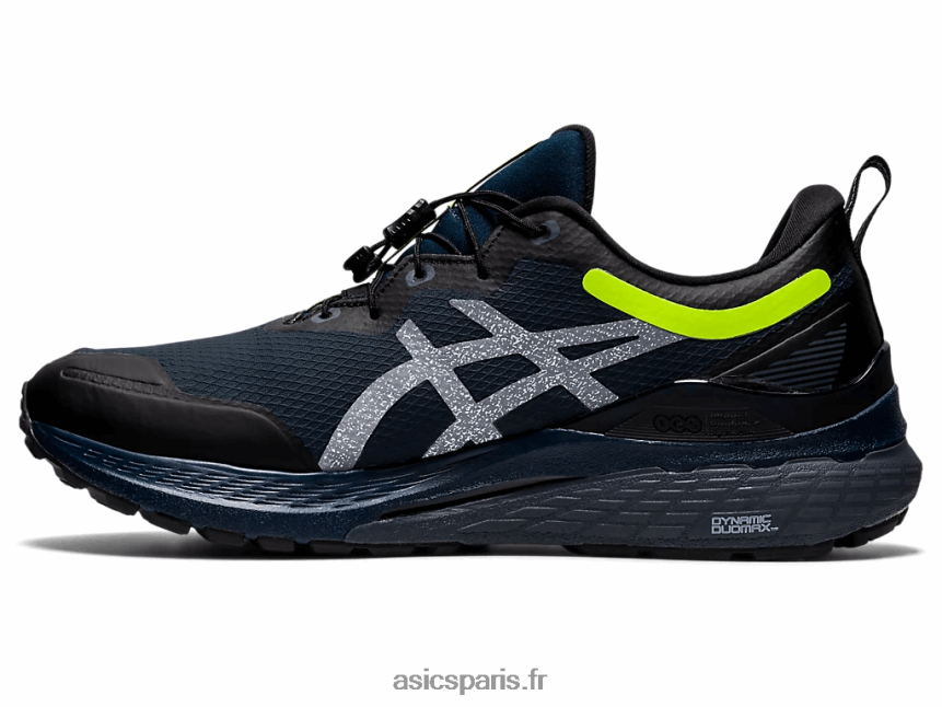 Hommes Asics poinçon gel-kayano 28 BXL8B21640 bleu français/jaune de sécurité