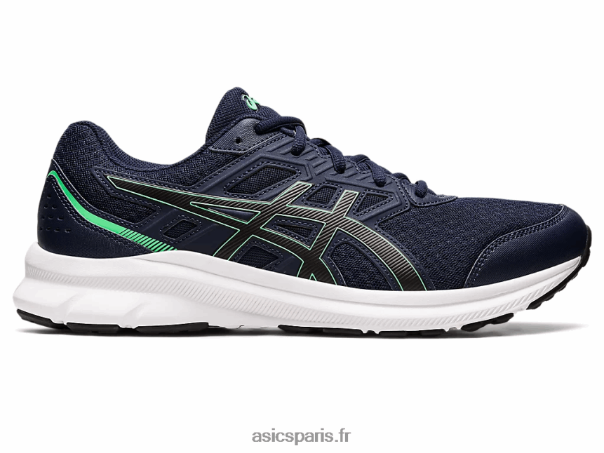 Hommes Asics secousse 3 BXL8B2946 minuit/nouvelle feuille