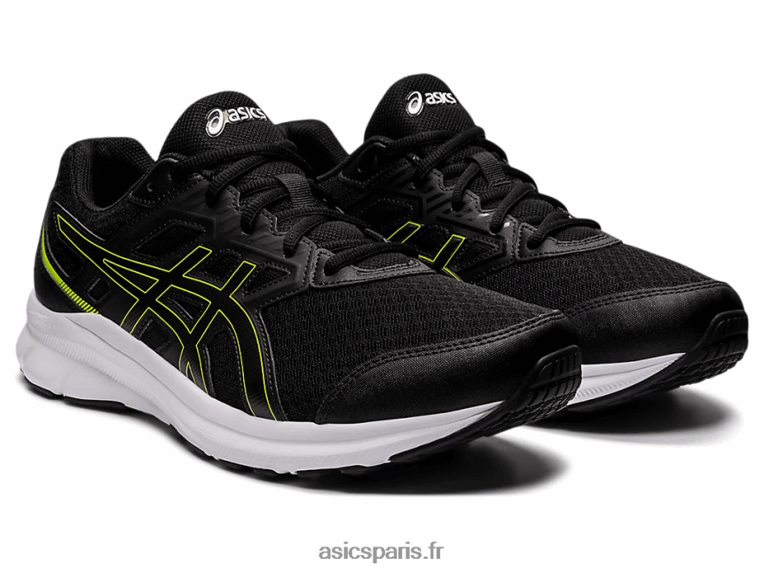 Hommes Asics secousse 3 extra large BXL8B21538 noir/vert danger