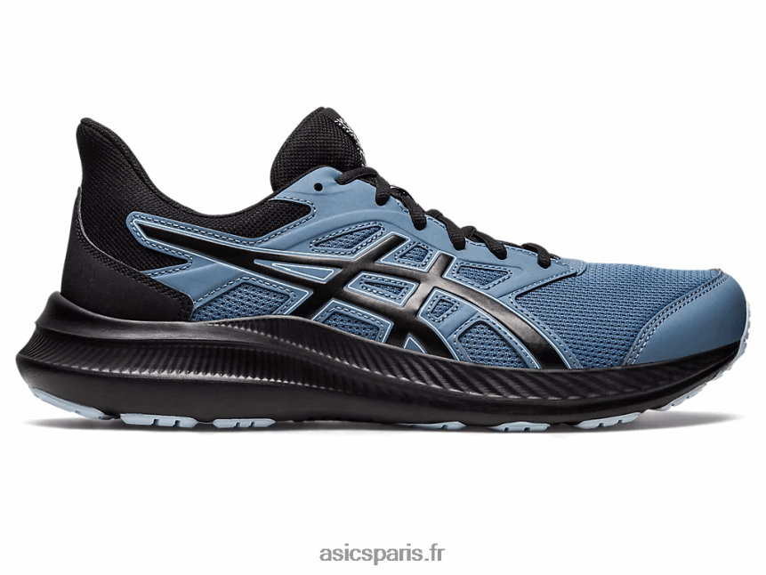 Hommes Asics secousse 4 BXL8B2504 bleu acier/noir